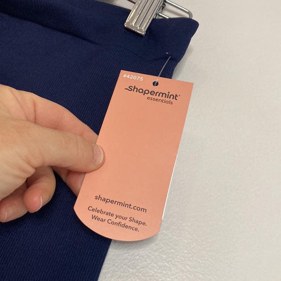 New Shapermint Leggings Navy Blue Womens 3XL High Waisted Shaping Comfy Stretch - Picture 12 of 16